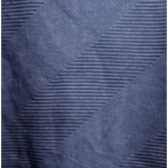 Noize Mens Navy Ribbed Full-Zip Jacket With Stand Collar & Button Pockets Size M - Picture 5 of 10